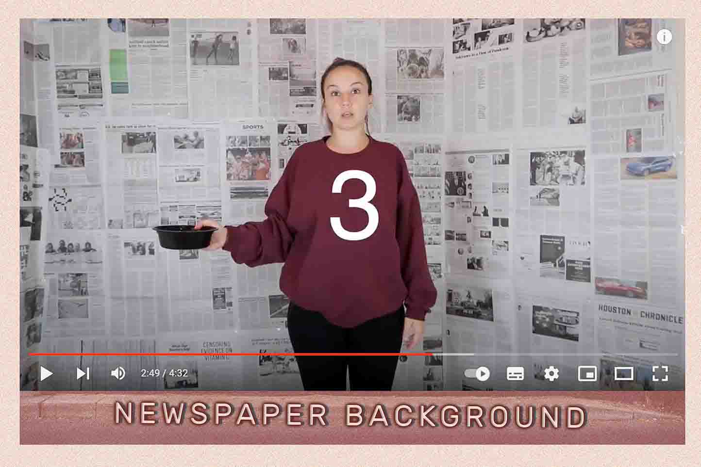 youtube-background-idea-with-newspaper